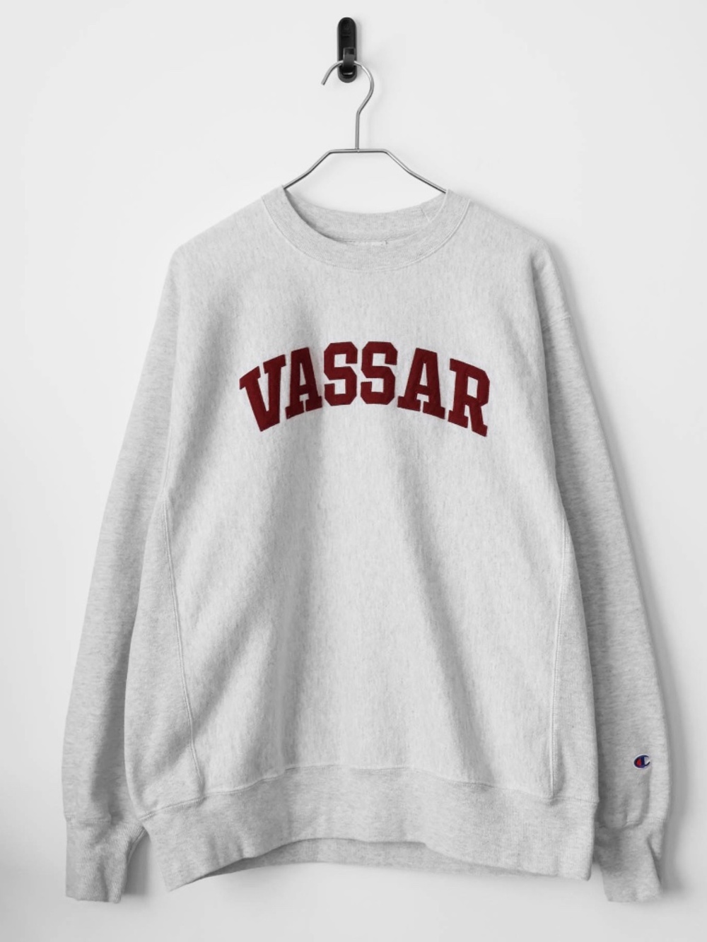 Rare True Vintage Vessar College Champion Sewn On Letters Crewneck Sweatshirt